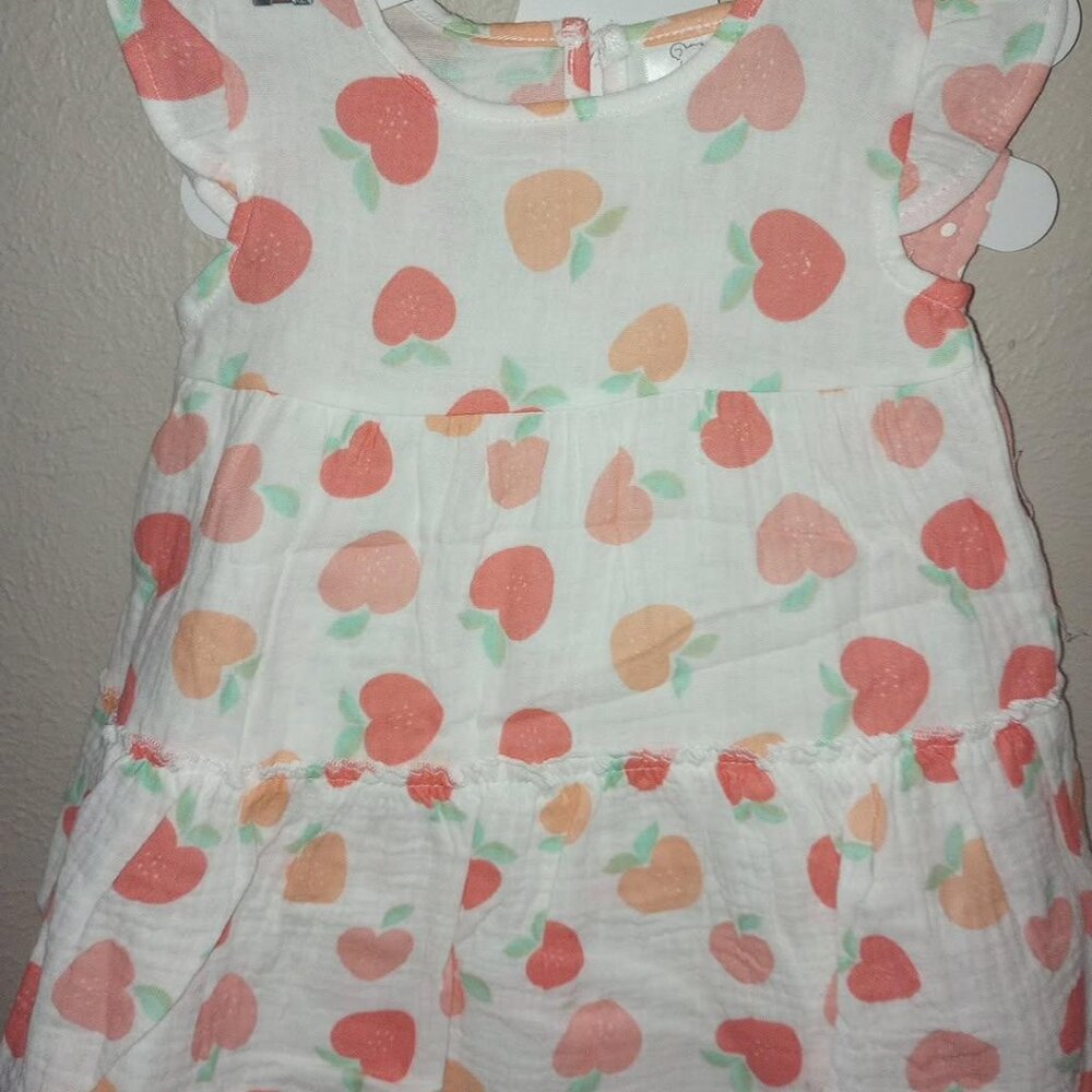 Koala Baby Girls Size 12 Months 2 Pack Dress Sundresses & Diaper Covers NWT Pink - Picture 4 of 5